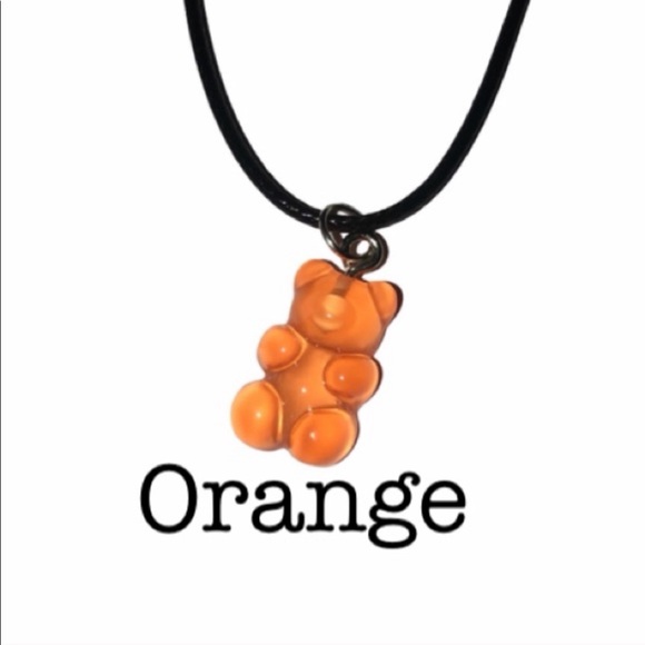 (1PC) GUMMY BEAR NECKLACE - Pick The Color - Picture 3 of 14